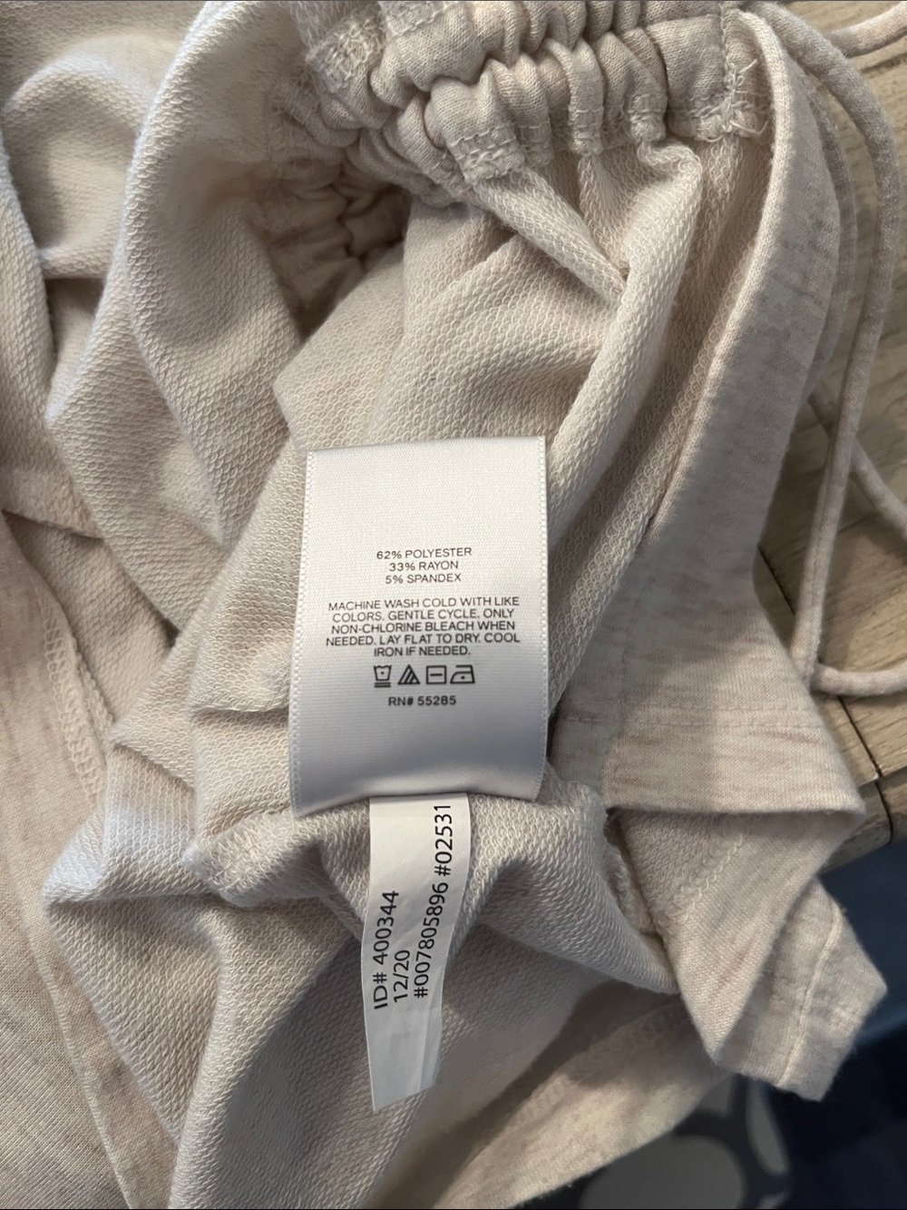 Express Cream Ruched Mini Dress - Picture 7 of 7